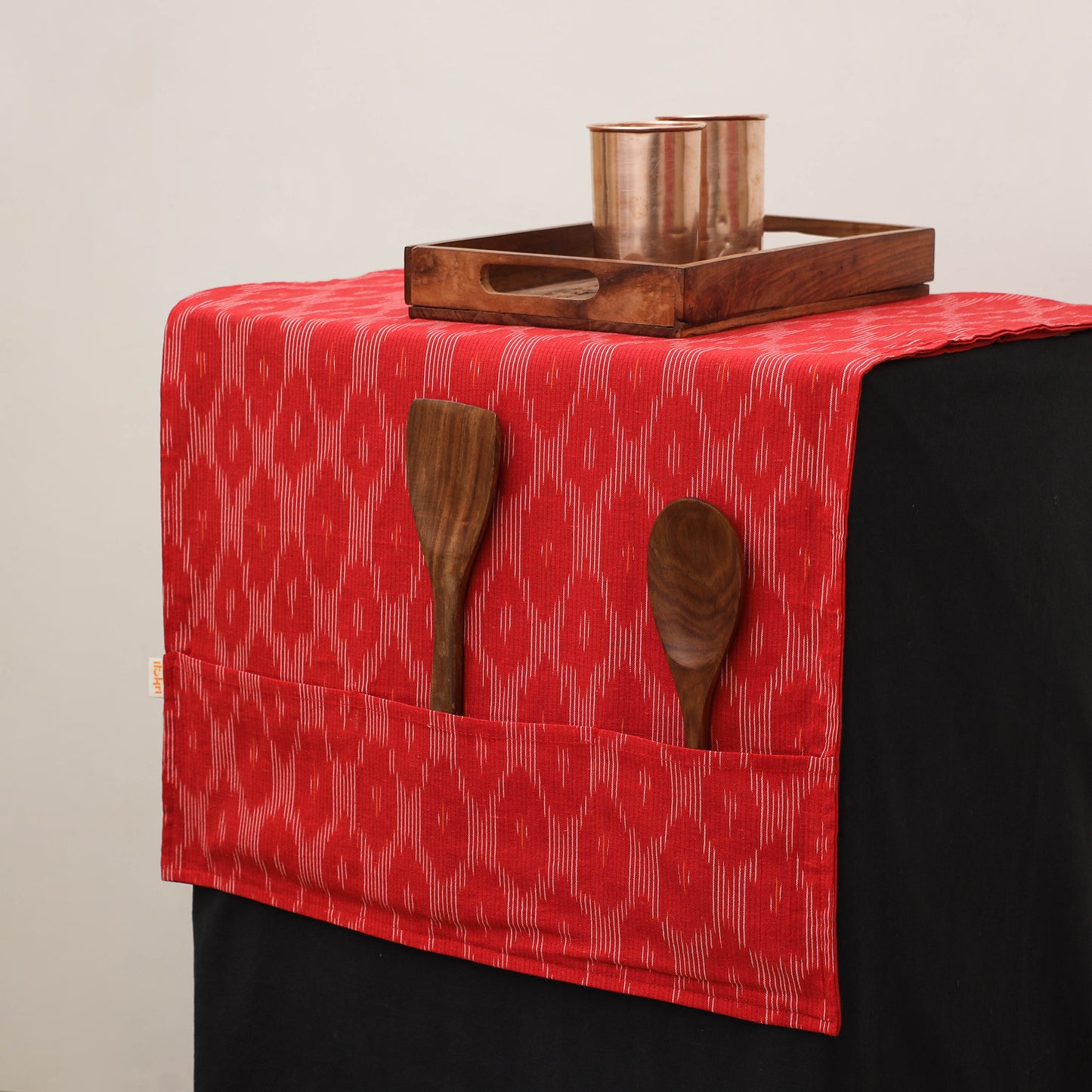 Handmade Fridge Top Cover with Multiple Pockets 20