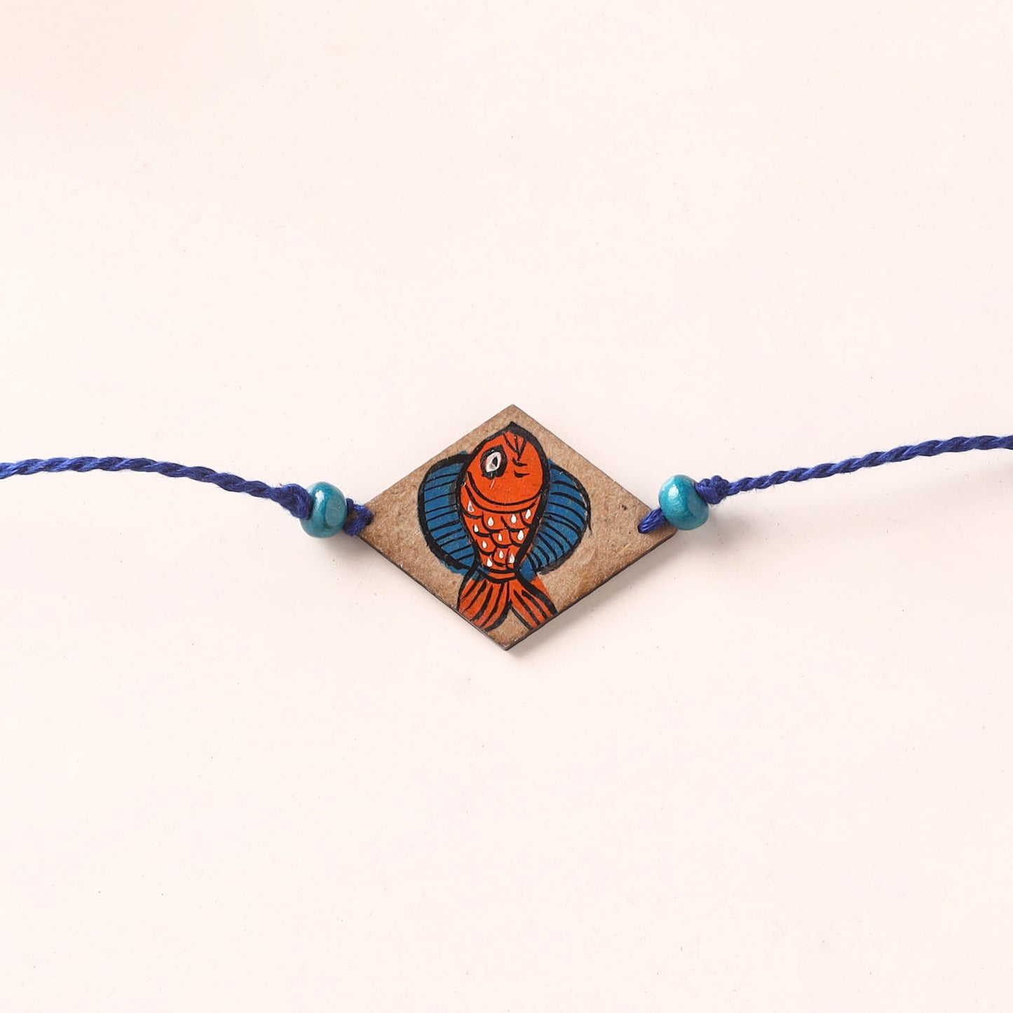 Pattachitra Handpainted Wooden Rakhi  61