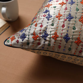 Kutch Hand Embroidery Cushion Cover (16 x 16 in) 08