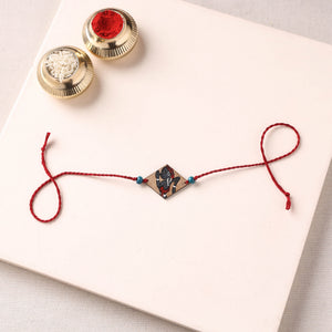 Pattachitra Handpainted Wooden Rakhi  62