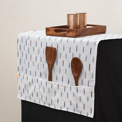 Handmade Fridge Top Cover with Multiple Pockets 22