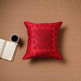 Kutch Hand Embroidery Cushion Cover (16 x 16 in) 09
