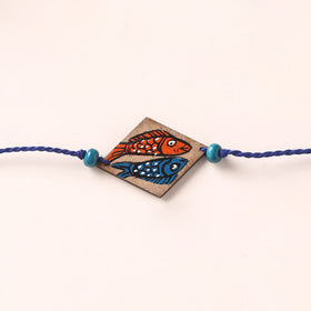 Pattachitra Handpainted Wooden Rakhi  63