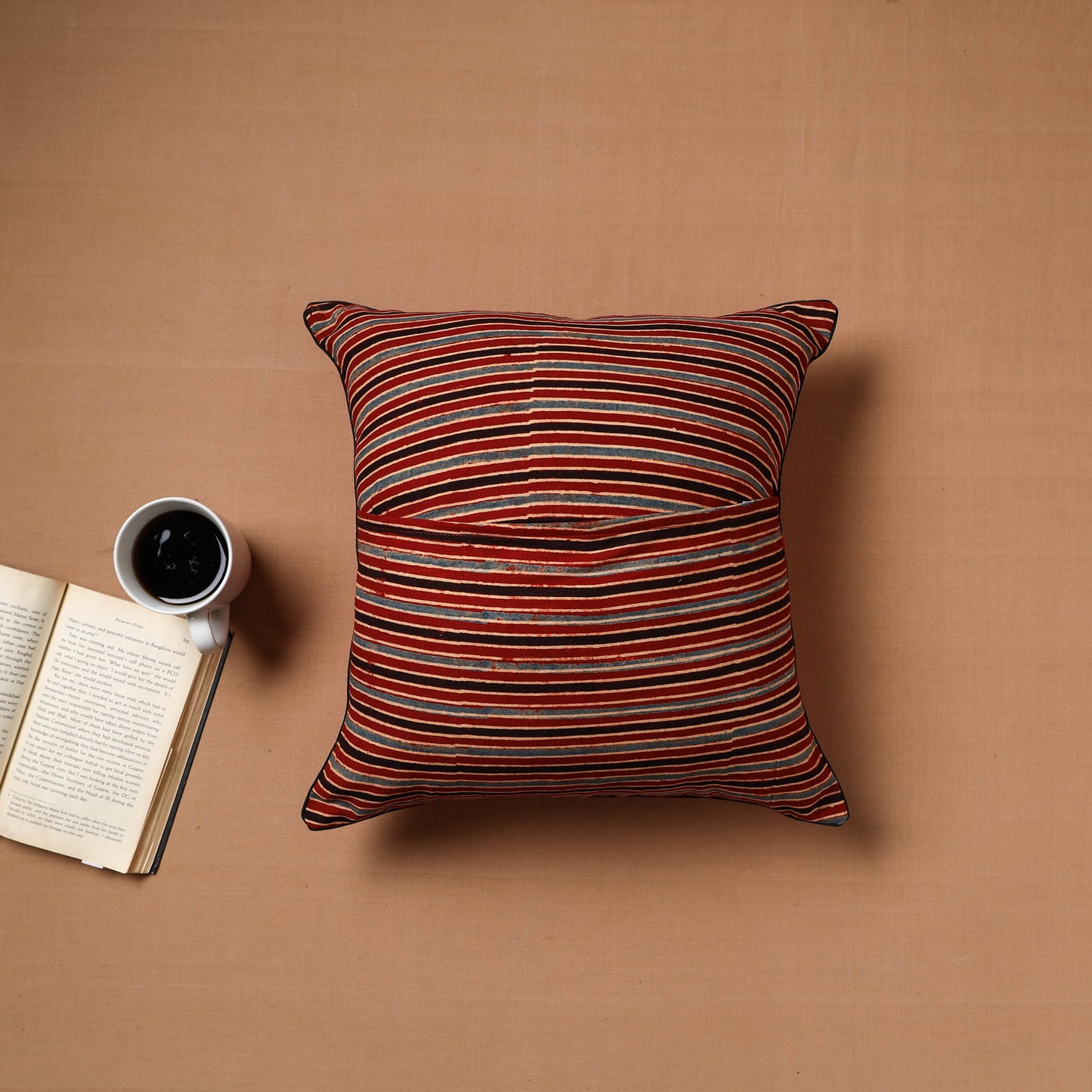 Kutch Hand Embroidery Cushion Cover (16 x 16 in) 09