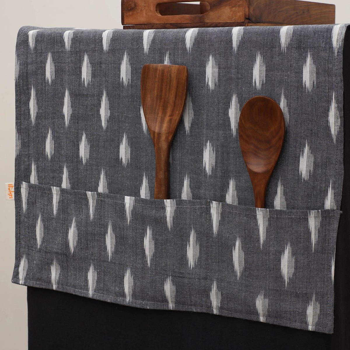 Handmade Fridge Top Cover with Multiple Pockets 24