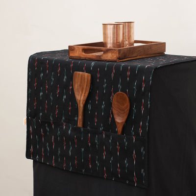 Handmade Fridge Top Cover with Multiple Pockets 25