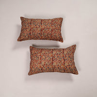 Red - Set of 2 Handcrafted Cotton Pillow Covers 37