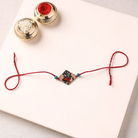Pattachitra Handpainted Wooden Rakhi  67