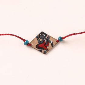 Pattachitra Handpainted Wooden Rakhi  67