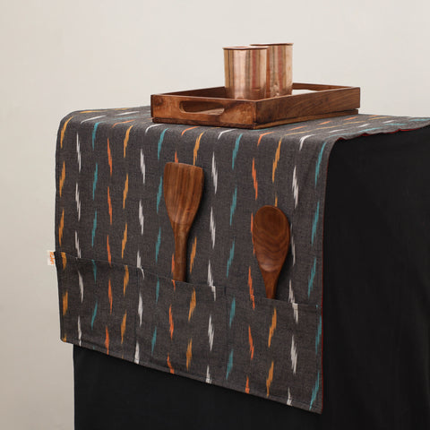 Handmade Fridge Top Cover with Multiple Pockets 27