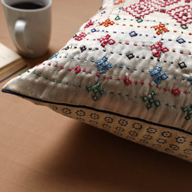 Kutch Hand Embroidery Cushion Cover (16 x 16 in) 11