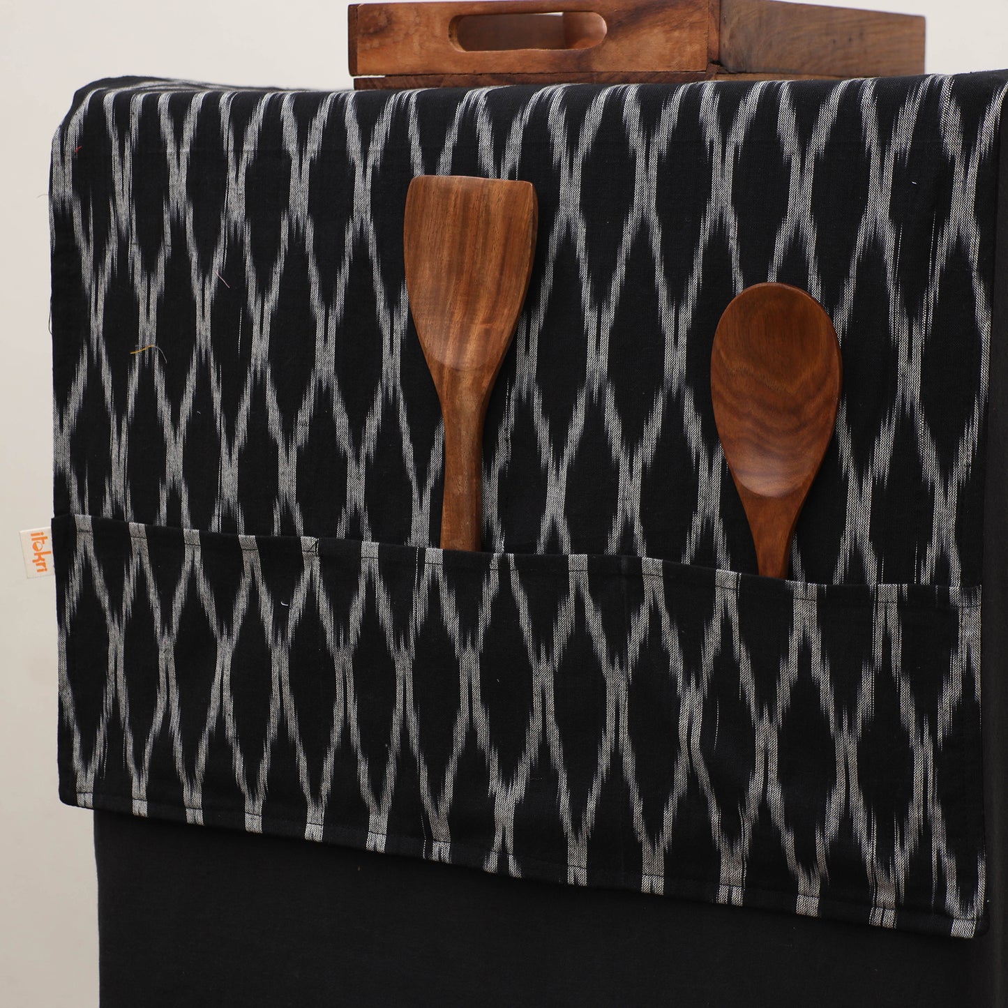 Handmade Fridge Top Cover with Multiple Pockets 28