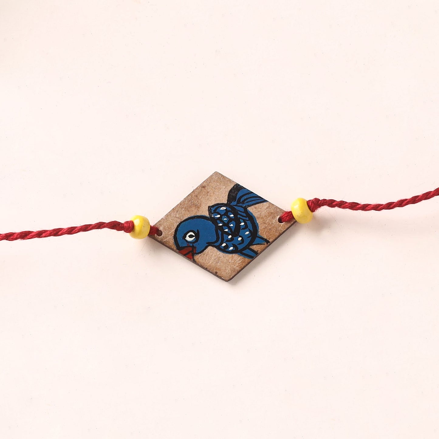 Pattachitra Handpainted Wooden Rakhi  69