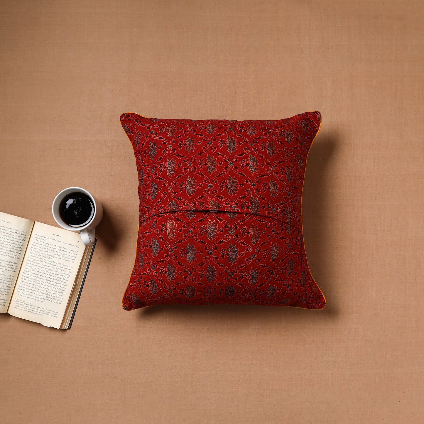 Kutch Hand Embroidery Cushion Cover (16 x 16 in) 12