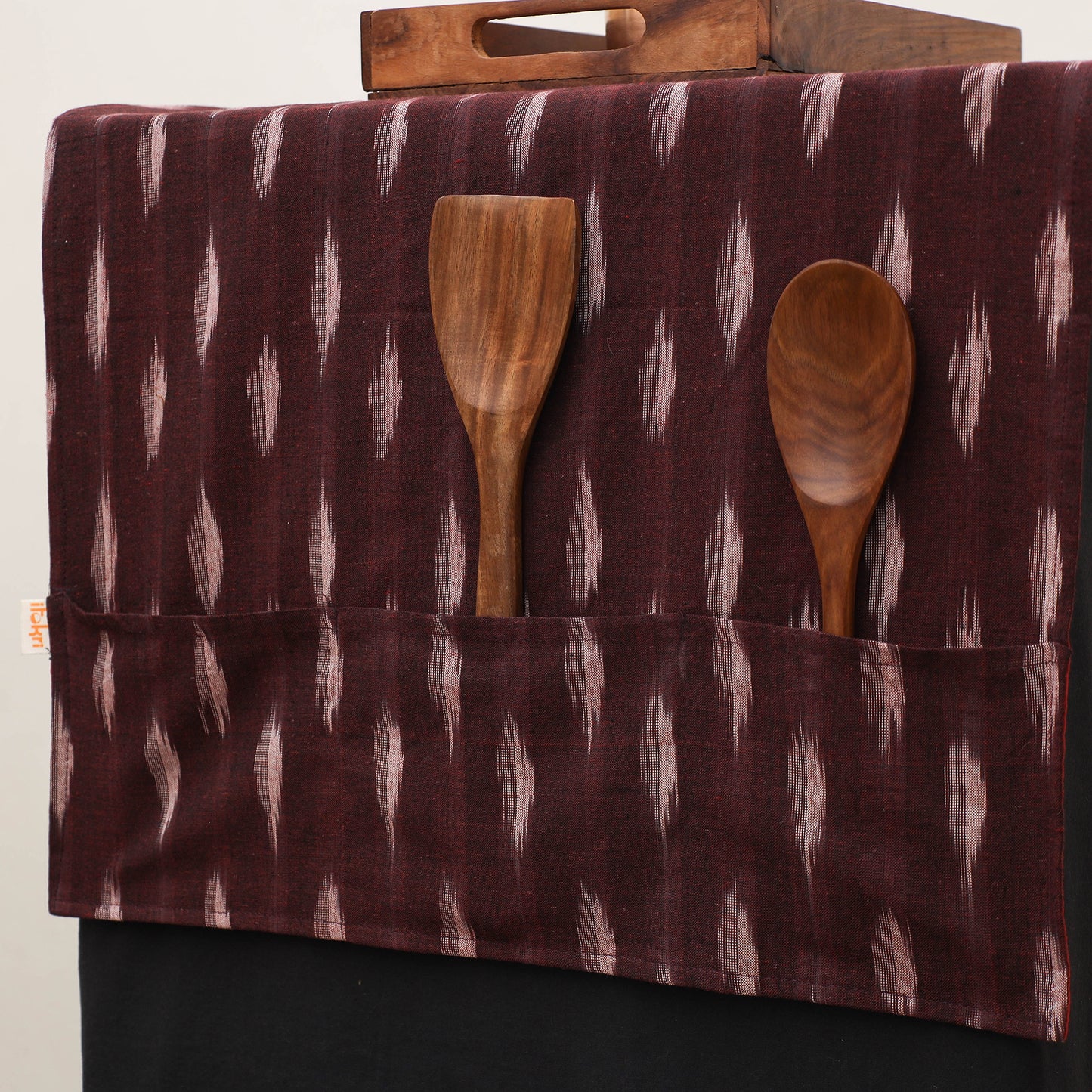 Handmade Fridge Top Cover with Multiple Pockets 32