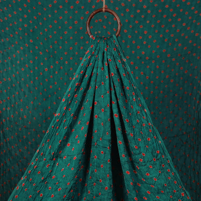 Modal Silk Kutch Bandhani Tie-Dye Fabric 04