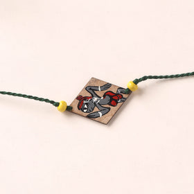 Pattachitra Handpainted Wooden Rakhi  74