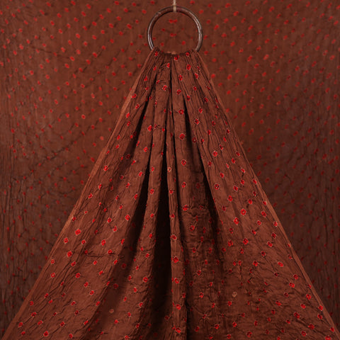 Modal Silk Kutch Bandhani Tie-Dye Fabric 05