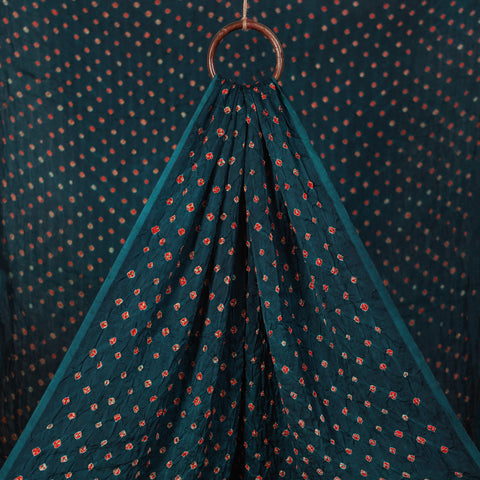 Modal Silk Kutch Bandhani Tie-Dye Fabric 06