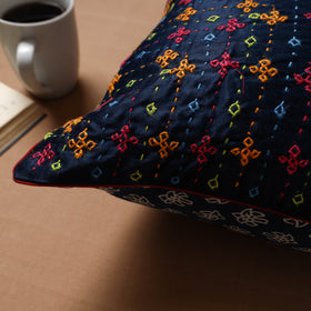 Kutch Hand Embroidery Cushion Cover (16 x 16 in) 16