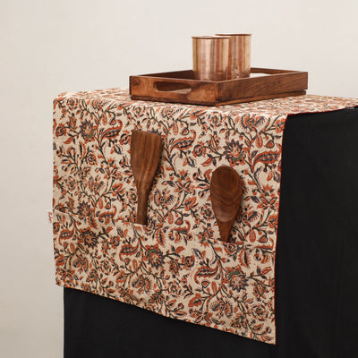 Handmade Fridge Top Cover with Multiple Pockets 04