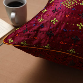 Kutch Hand Embroidery Cushion Cover (16 x 16 in) 17