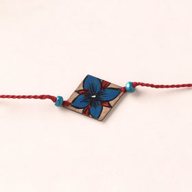 Pattachitra Handpainted Wooden Rakhi  78