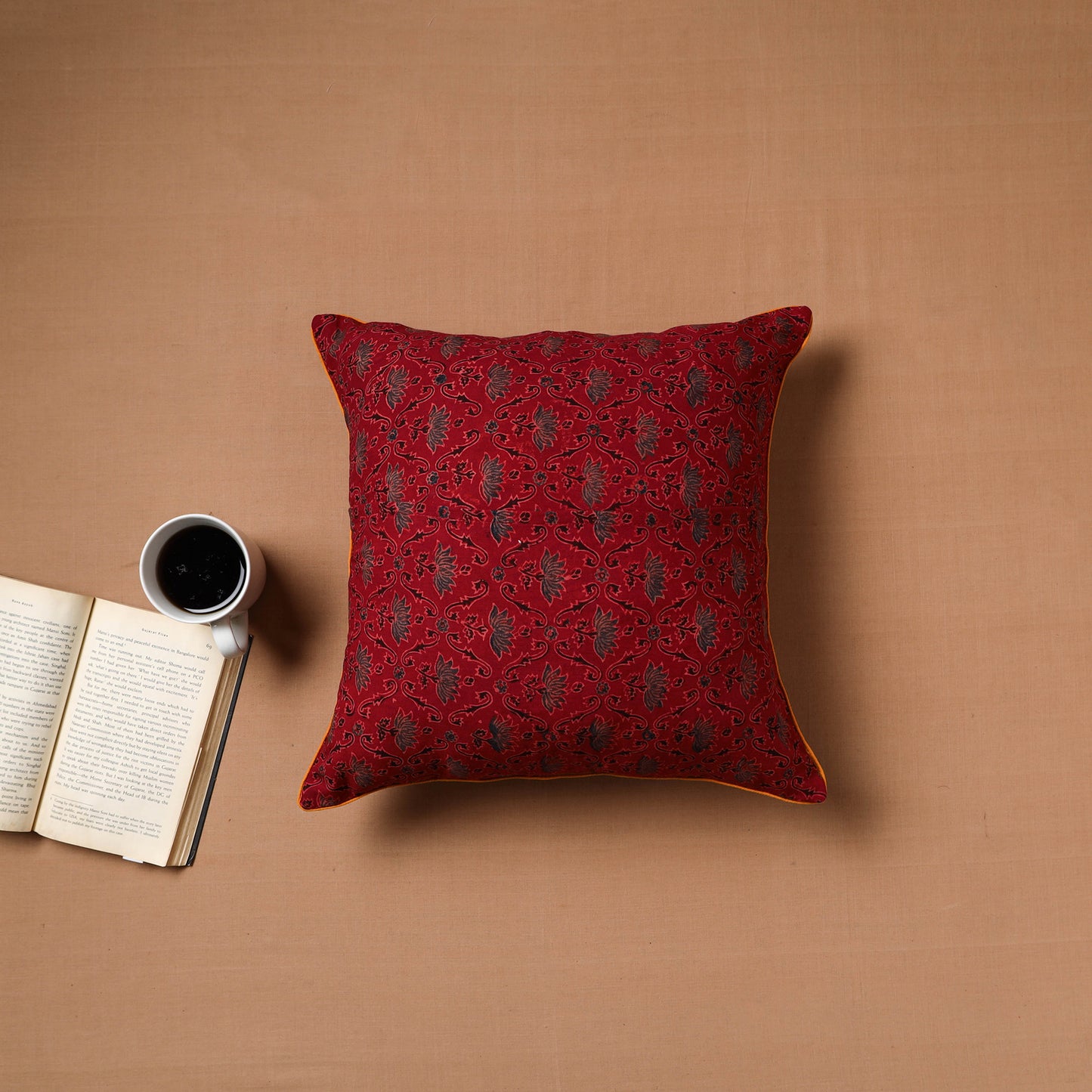 Kutch Hand Embroidery Cushion Cover (16 x 16 in) 17