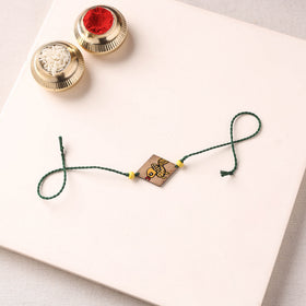 Pattachitra Handpainted Wooden Rakhi  79