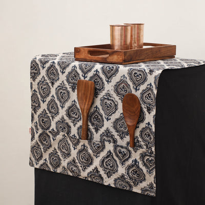 Handmade Fridge Top Cover with Multiple Pockets 06