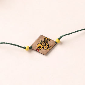 Pattachitra Handpainted Wooden Rakhi  79