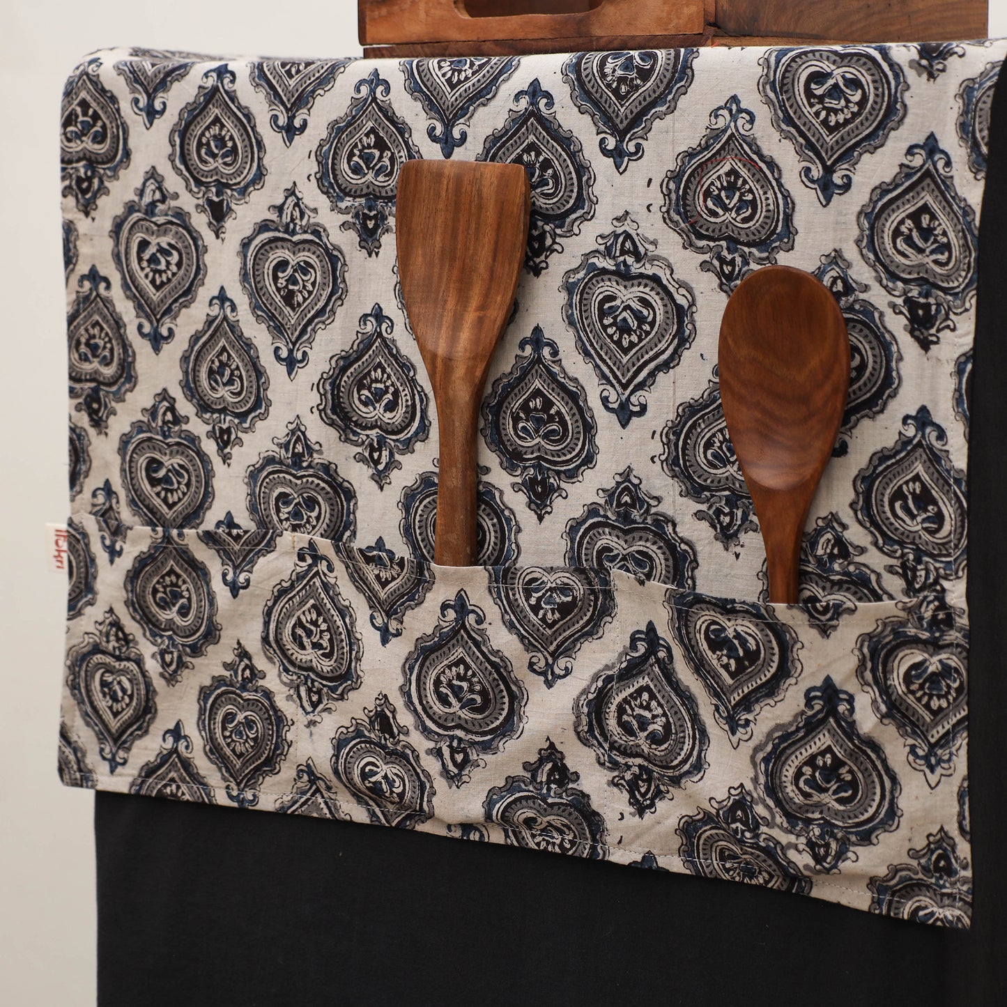 Handmade Fridge Top Cover with Multiple Pockets 06