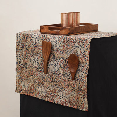 Handmade Fridge Top Cover with Multiple Pockets 07
