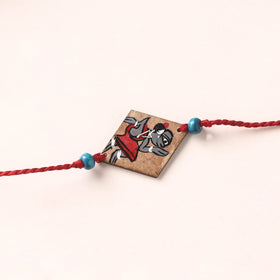 Pattachitra Handpainted Wooden Rakhi  80