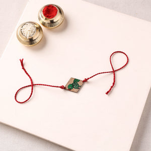 Reusable Pattachitra Handpainted Wooden Rakhi  81