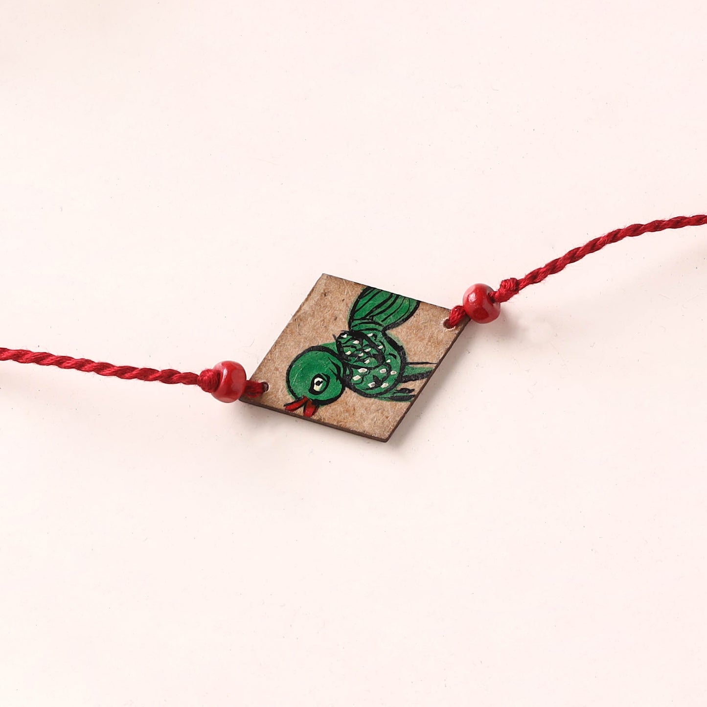 Pattachitra Handpainted Wooden Rakhi  81