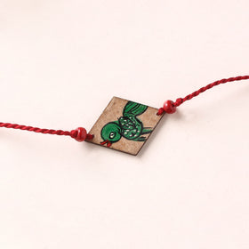 Pattachitra Handpainted Wooden Rakhi  81