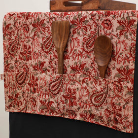 Handmade Fridge Top Cover with Multiple Pockets 08