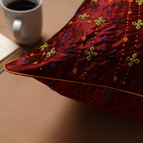 Kutch Hand Embroidery Cushion Cover (16 x 16 in) 21