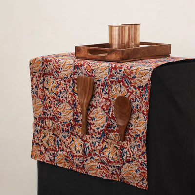 Handmade Fridge Top Cover with Multiple Pockets 09