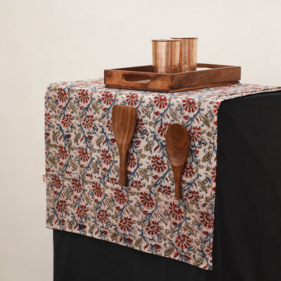 Handmade Fridge Top Cover with Multiple Pockets 11