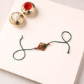 Pattachitra Handpainted Wooden Rakhi  88
