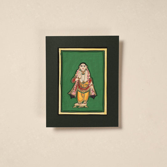 Buddha Avatar - Traditional Mysore Painting by JS Sridhar Rao (10 x 8 in)