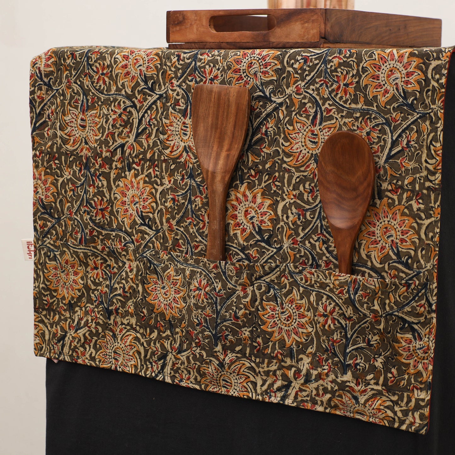 Handmade Fridge Top Cover with Multiple Pockets 12