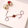 Pattachitra Handpainted Wooden Rakhi  89