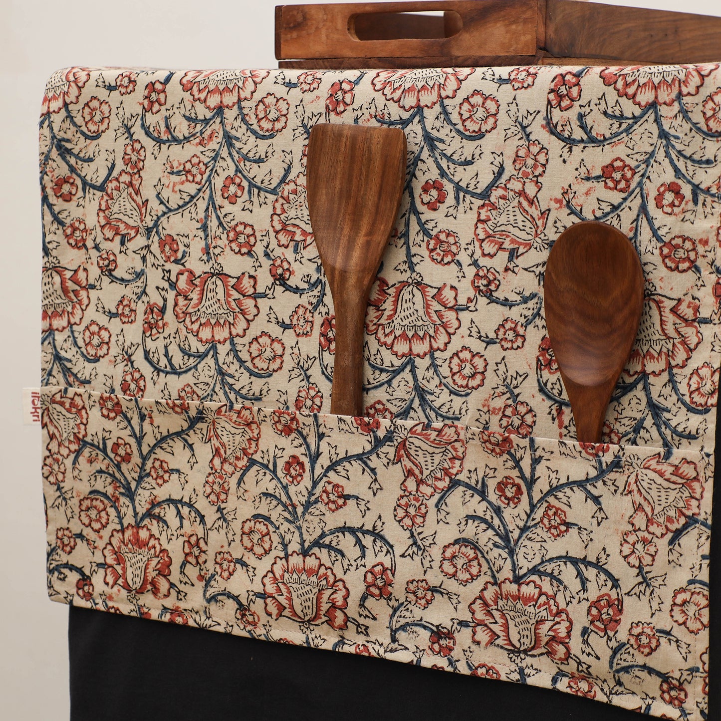 Handmade Fridge Top Cover with Multiple Pockets 13