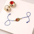 Pattachitra Handpainted Wooden Rakhi 43