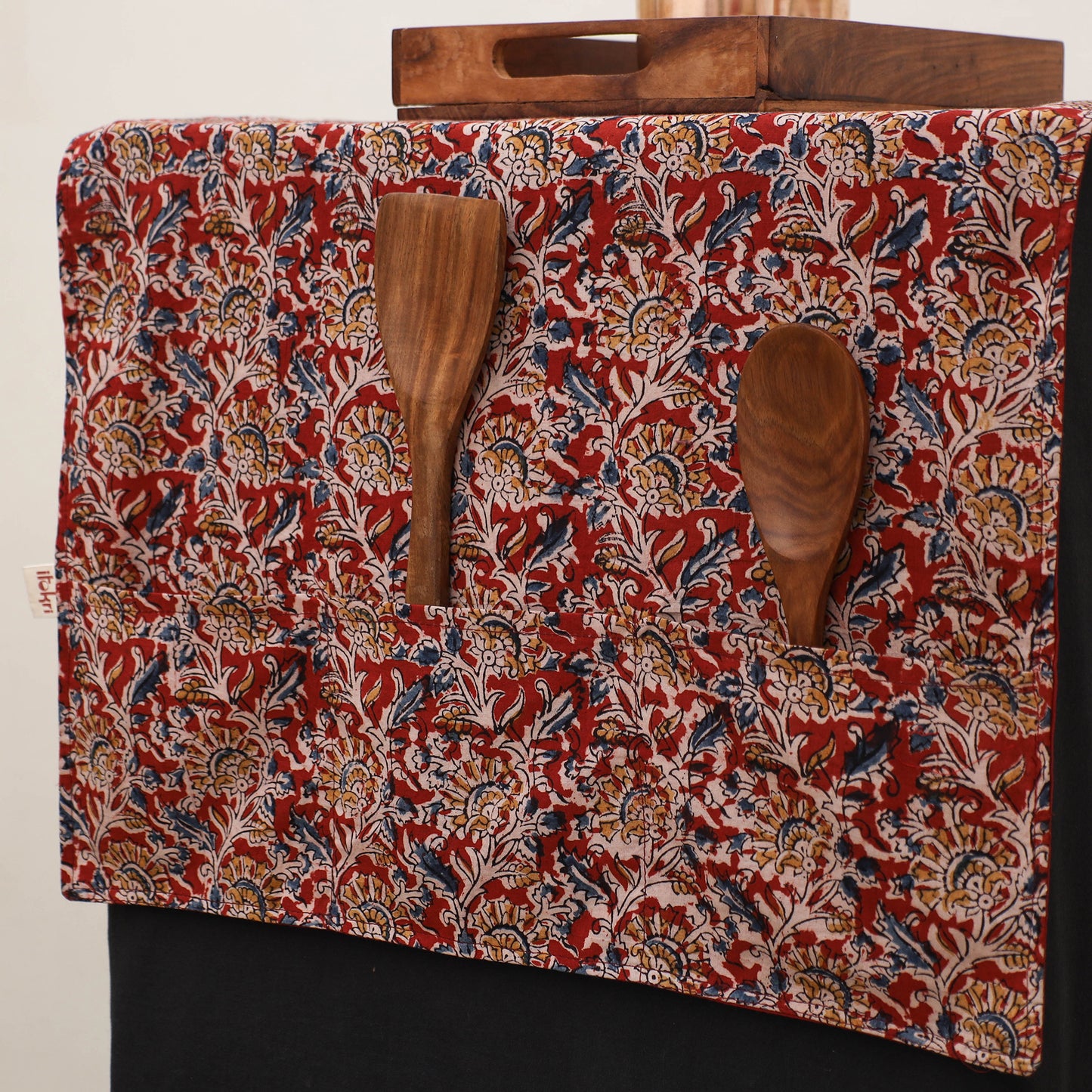Handmade Fridge Top Cover with Multiple Pockets 15