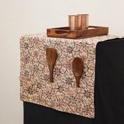 Handmade Fridge Top Cover with Multiple Pockets 16