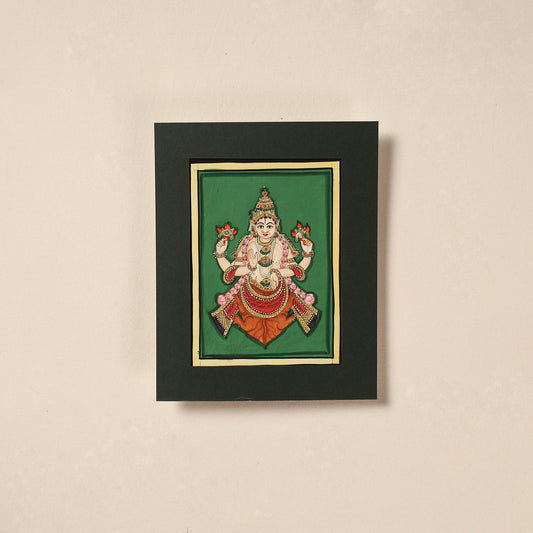 Kurma Avatar - Traditional Mysore Painting by JS Sridhar Rao (10 x 8 in)
